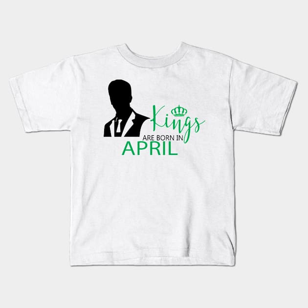 April Kids T-Shirt by Creative Has